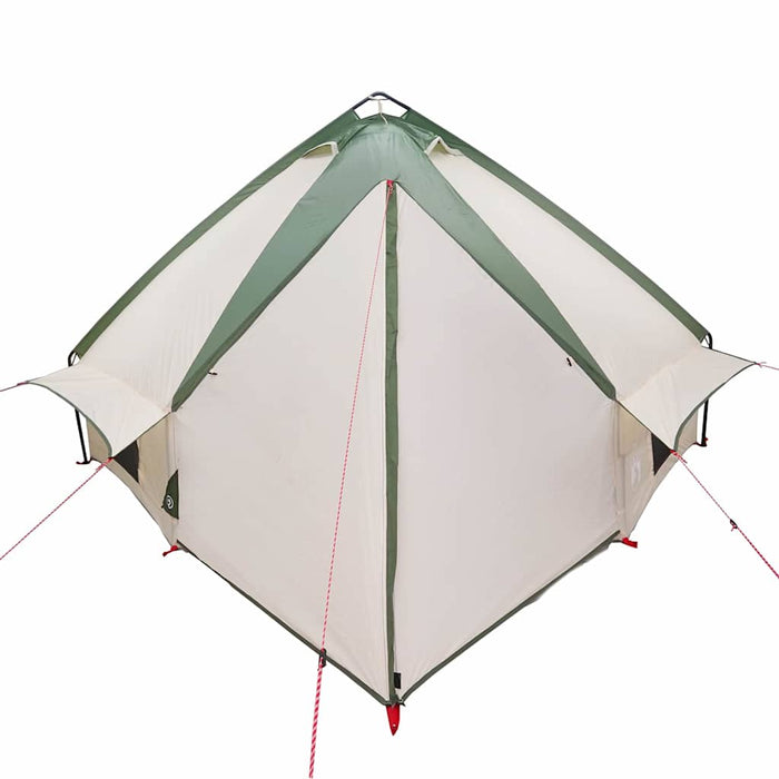 Cort Teepee cu acoperiș Verde și alb 490 x 410 x 210 cm - WALTI WALTI