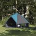 Cort Teepee cu acoperiș Albastru și Gri 490 x 410 x 210 cm - WALTI WALTI
