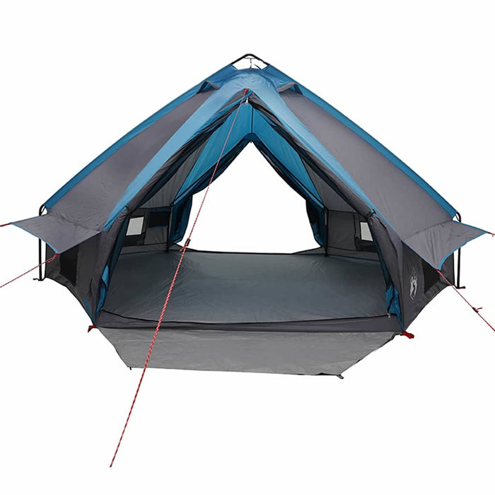 Cort Teepee cu acoperiș Albastru și Gri 490 x 410 x 210 cm - WALTI WALTI