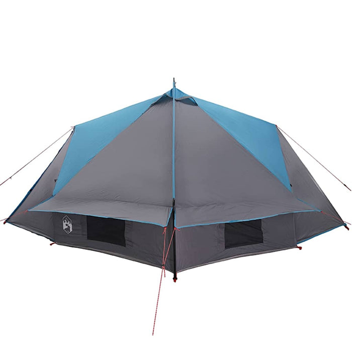 Cort Teepee cu acoperiș Albastru și Gri 490 x 410 x 210 cm - WALTI WALTI