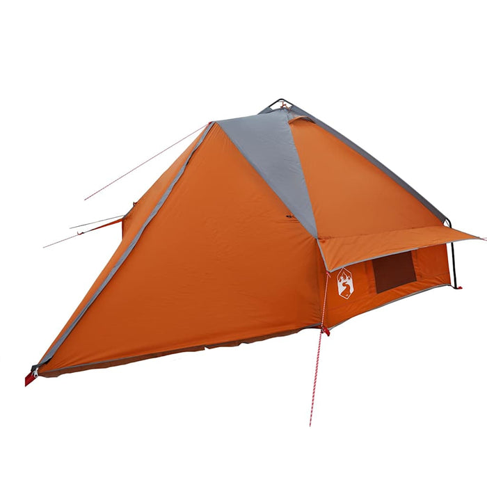 Cort Teepee cu acoperiș Gri și Portocalie 490 x 410 x 210 cm - WALTI WALTI