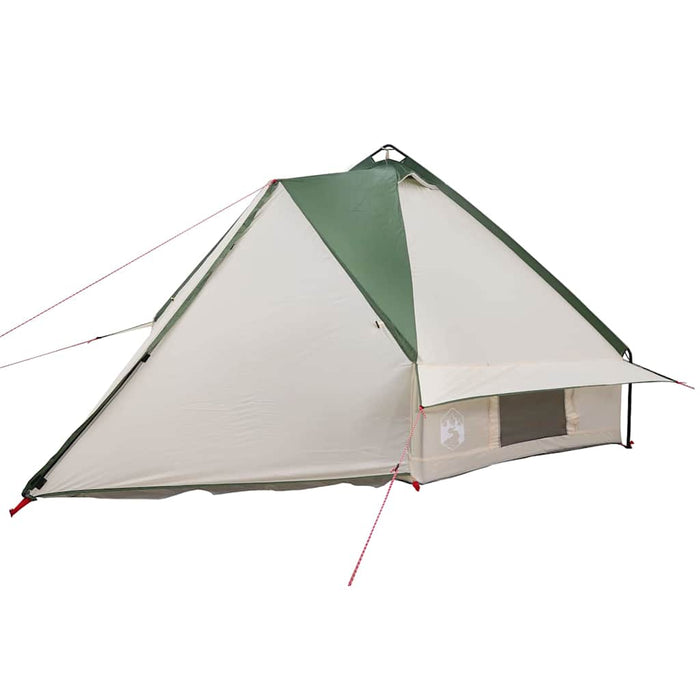 Cort Teepee cu acoperiș Verde și alb 490 x 410 x 210 cm - WALTI WALTI