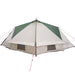 Cort Teepee cu acoperiș Verde și alb 490 x 410 x 210 cm - WALTI WALTI