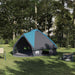 Cort Teepee cu acoperiș Albastru și Gri 490 x 410 x 210 cm - WALTI WALTI