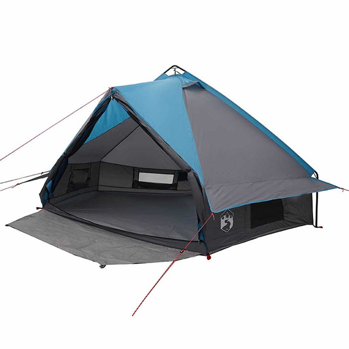 Cort Teepee cu acoperiș Albastru și Gri 490 x 410 x 210 cm - WALTI WALTI