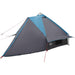 Cort Teepee cu acoperiș Albastru și Gri 490 x 410 x 210 cm - WALTI WALTI