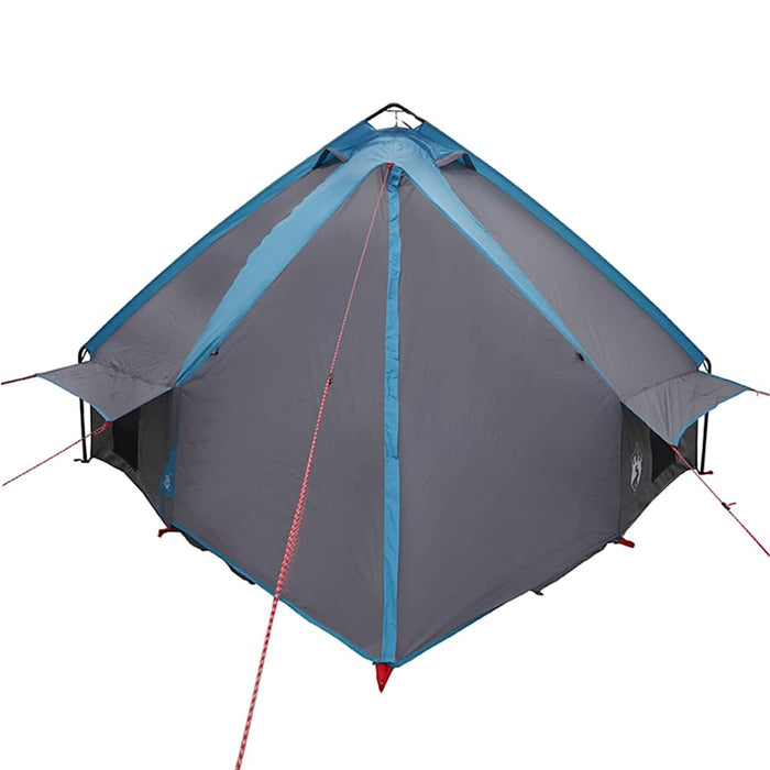 Cort Teepee cu acoperiș Albastru și Gri 490 x 410 x 210 cm - WALTI WALTI