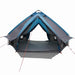 Cort Teepee cu acoperiș Albastru și Gri 490 x 410 x 210 cm - WALTI WALTI
