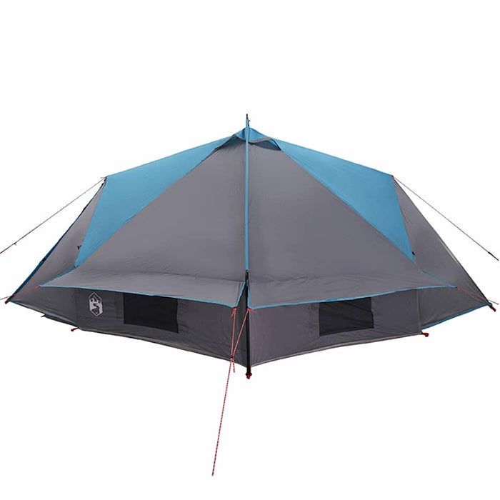 Cort Teepee cu acoperiș Albastru și Gri 490 x 410 x 210 cm - WALTI WALTI