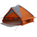 Cort Teepee cu acoperiș Gri și Portocalie 490 x 410 x 210 cm - WALTI WALTI