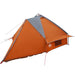 Cort Teepee cu acoperiș Gri și Portocalie 490 x 410 x 210 cm - WALTI WALTI