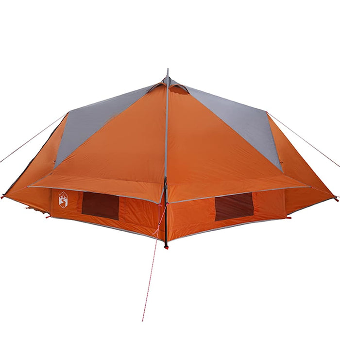 Cort Teepee cu acoperiș Gri și Portocalie 490 x 410 x 210 cm - WALTI WALTI