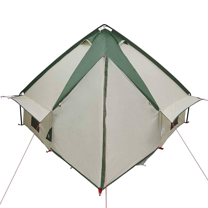 Cort Teepee cu acoperiș Verde și gri 490 x 410 x 210 cm - WALTI WALTI