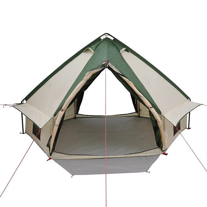 Cort Teepee cu acoperiș Verde și gri 490 x 410 x 210 cm - WALTI WALTI