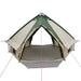 Cort Teepee cu acoperiș Verde și gri 490 x 410 x 210 cm - WALTI WALTI