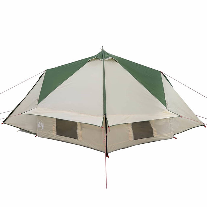 Cort Teepee cu acoperiș Verde și gri 490 x 410 x 210 cm - WALTI WALTI
