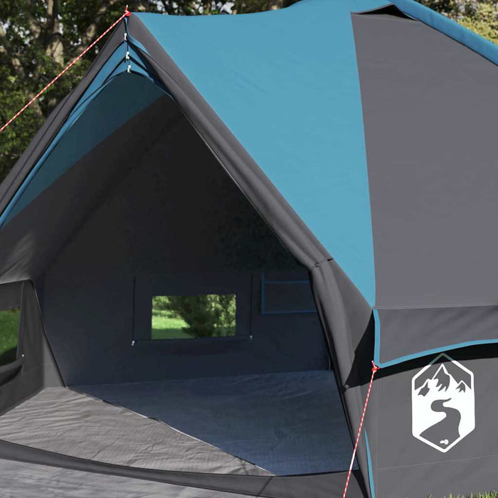Cort Teepee cu acoperiș Albastru și Gri 490 x 410 x 210 cm - WALTI WALTI