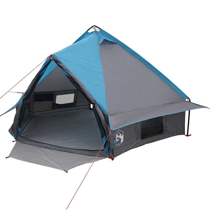 Cort Teepee cu acoperiș Albastru și Gri 490 x 410 x 210 cm - WALTI WALTI
