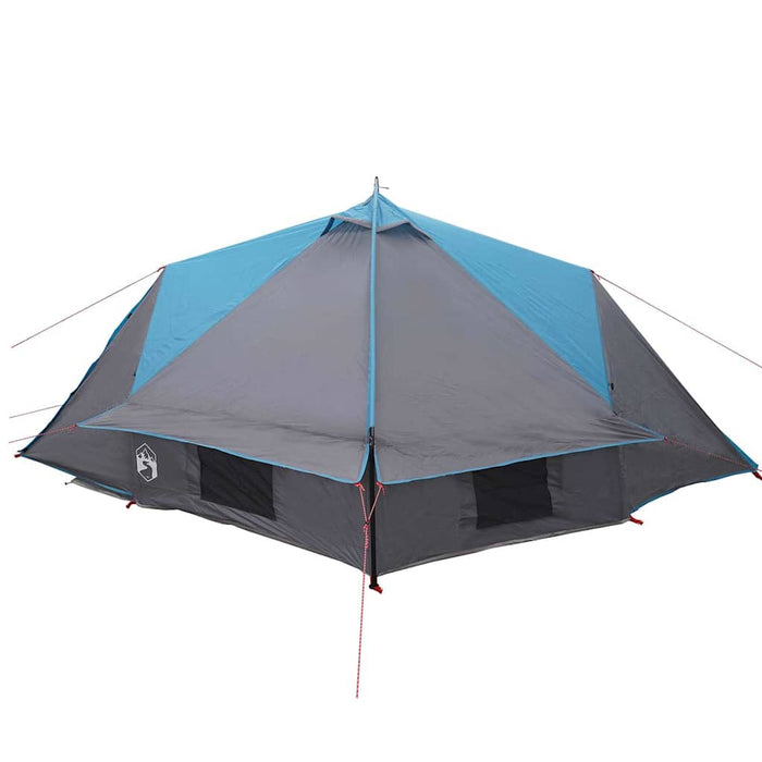 Cort Teepee cu acoperiș Albastru și Gri 490 x 410 x 210 cm - WALTI WALTI