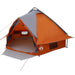 Cort Teepee cu acoperiș Gri și Portocalie 490 x 410 x 210 cm - WALTI WALTI