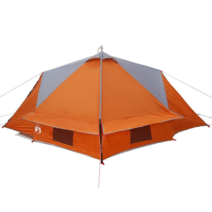 Cort Teepee cu acoperiș Gri și Portocalie 490 x 410 x 210 cm - WALTI WALTI