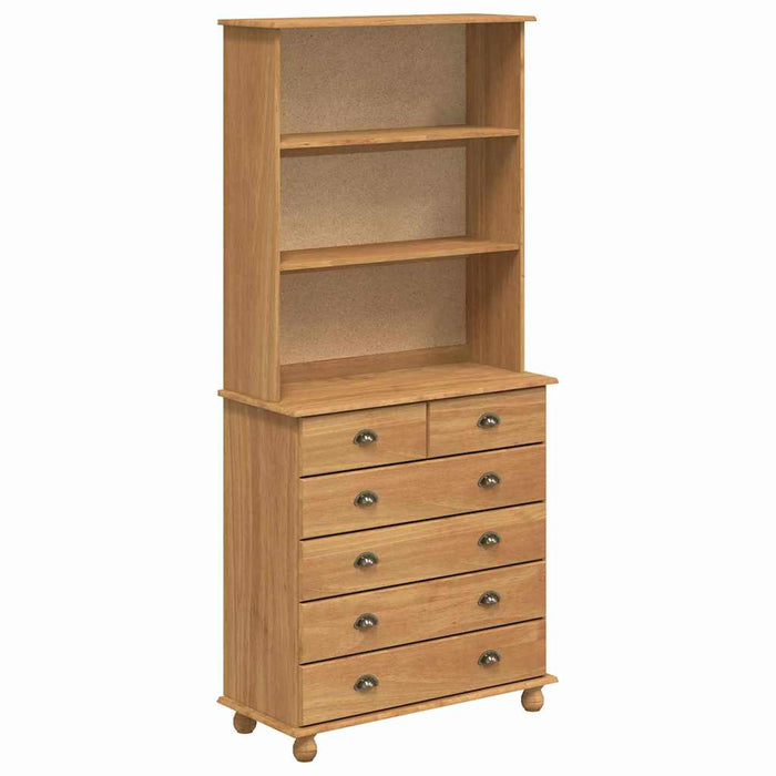 Hutch ASKIM Ceară de Miere 91 x 40 x 200,5 cm Lemn de pin masiv - WALTI WALTI