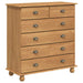 Hutch ASKIM Ceară de Miere 91 x 40 x 200,5 cm Lemn de pin masiv - WALTI WALTI