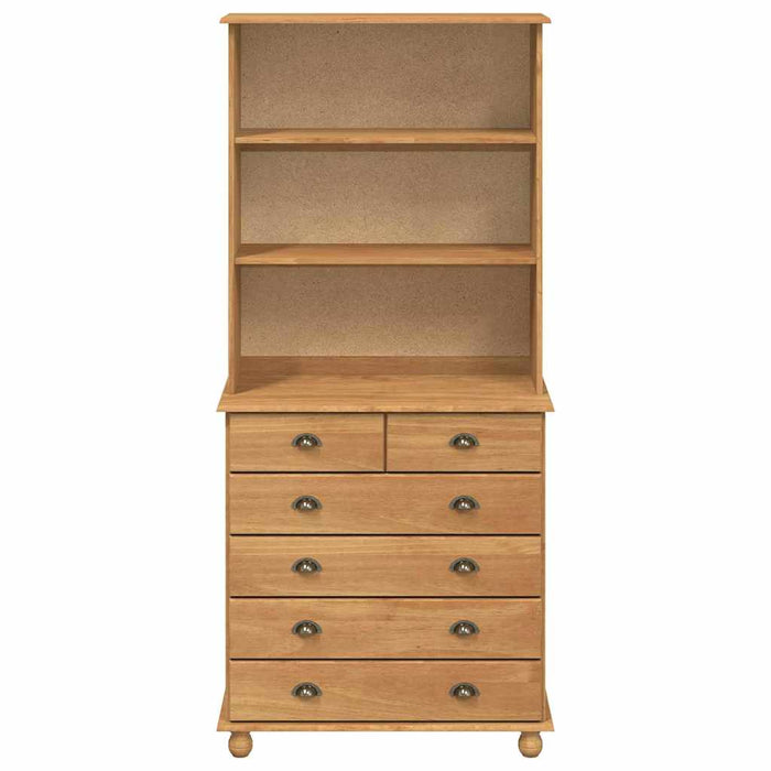 Hutch ASKIM Ceară de Miere 91 x 40 x 200,5 cm Lemn de pin masiv - WALTI WALTI