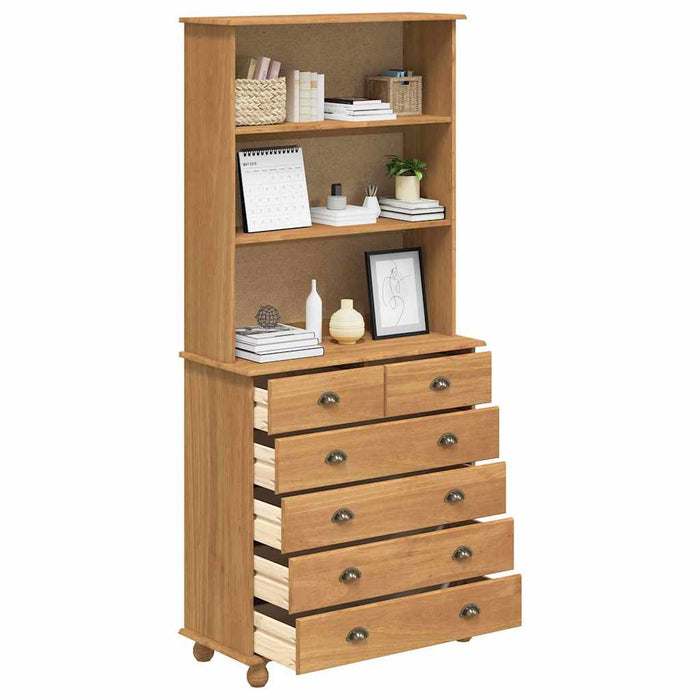 Hutch ASKIM Ceară de Miere 91 x 40 x 200,5 cm Lemn de pin masiv - WALTI WALTI