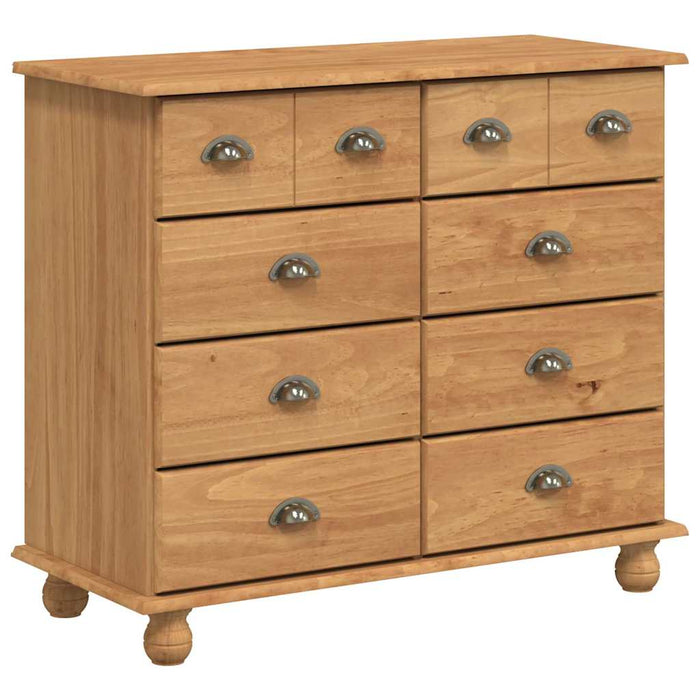 Hutch ASKIM Ceară de Miere 91 x 40 x 184 cm Lemn de pin masiv - WALTI WALTI