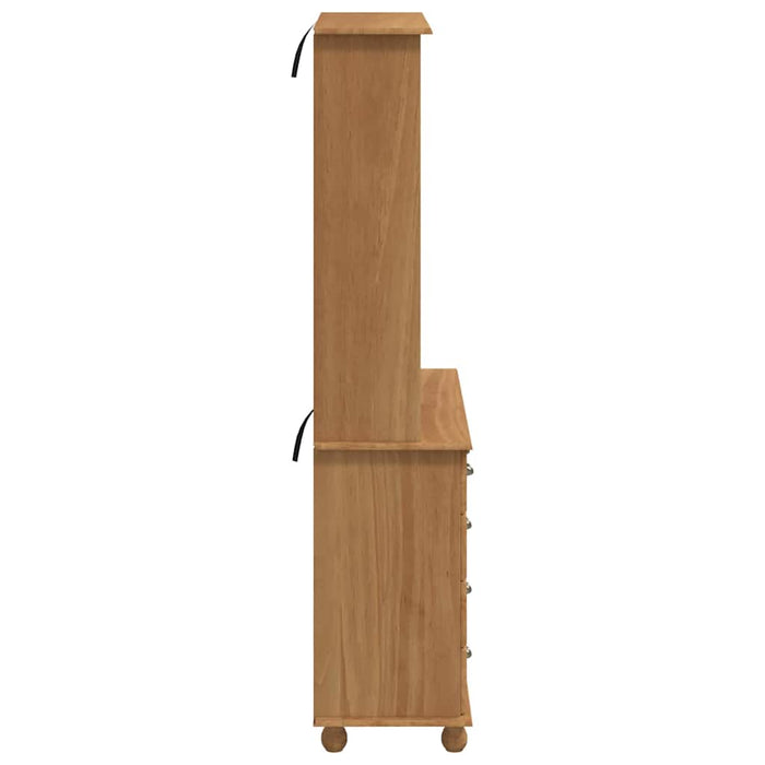 Hutch ASKIM Ceară de Miere 91 x 40 x 184 cm Lemn de pin masiv - WALTI WALTI