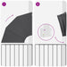 Ecran de intimitate pentru balcon 115 x 115 cm Poliester - WALTI WALTI