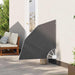 Ecran de intimitate pentru balcon Negru 115 x 115 cm Poliester - WALTI WALTI