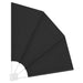 Ecran de intimitate pentru balcon 115 x 115 cm Poliester Negru - WALTI WALTI