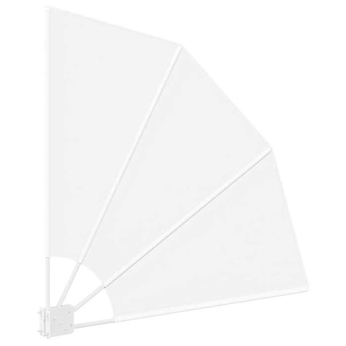 Ecran de intimitate pentru balcon Alb 115 x 115 cm Poliester - WALTI WALTI