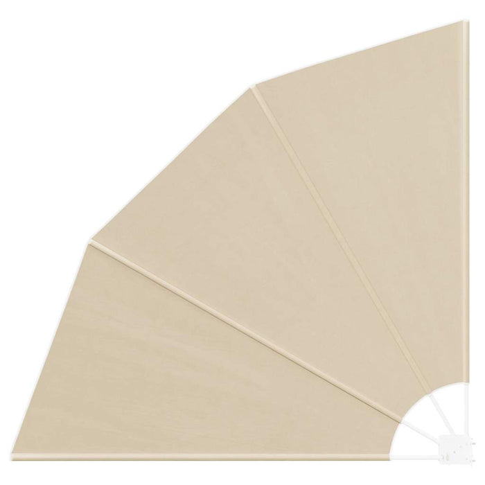 Ecran de intimitate pentru balcon 160 x 160 cm Poliester Bej WALTI