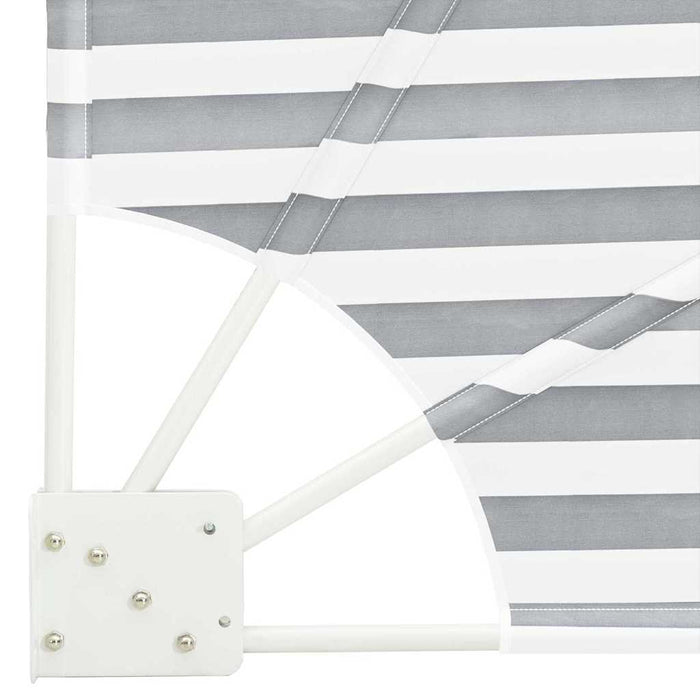 Ecran de intimitate pentru balcon Antracit și alb 160 x 160 cm - WALTI WALTI