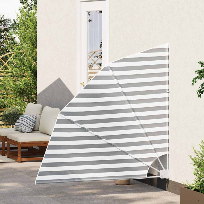Ecran de intimitate pentru balcon Antracit și alb 160 x 160 cm - WALTI WALTI