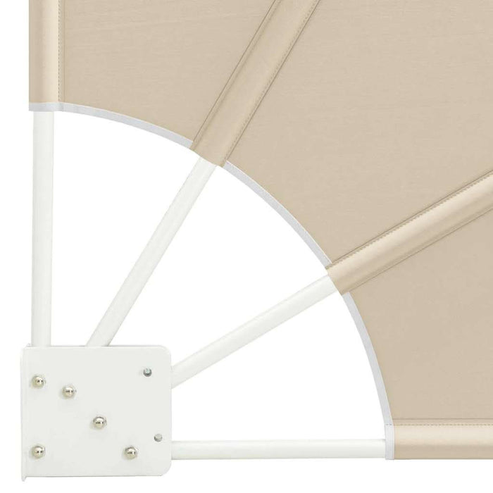 Ecran de intimitate pentru balcon Bej 140 x 140 cm Poliester - WALTI WALTI