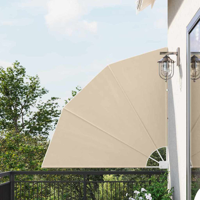 Ecran de intimitate pentru balcon Bej 140 x 140 cm Poliester - WALTI WALTI