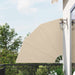 Ecran de intimitate pentru balcon Bej 140 x 140 cm Poliester - WALTI WALTI
