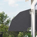 Ecran de intimitate pentru balcon Negru 140 x 140 cm Poliester - WALTI WALTI