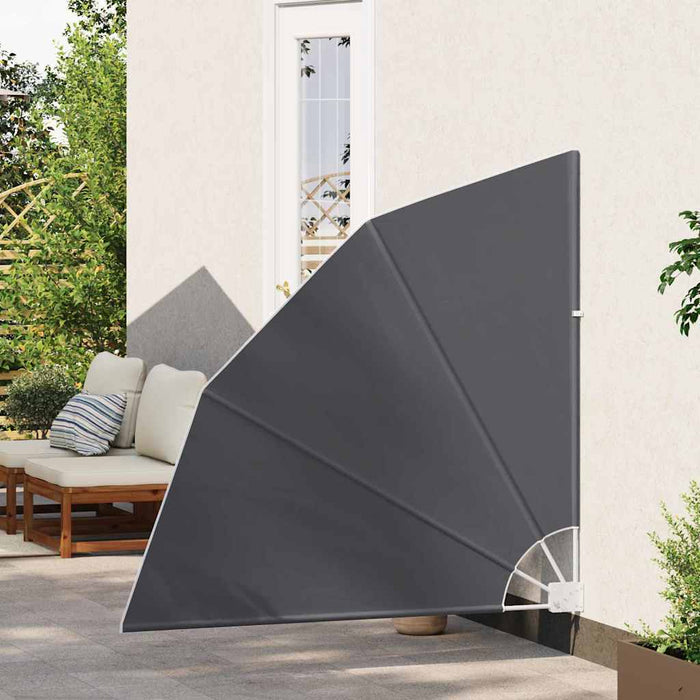 Ecran de intimitate pentru balcon Negru 140 x 140 cm Poliester - WALTI WALTI