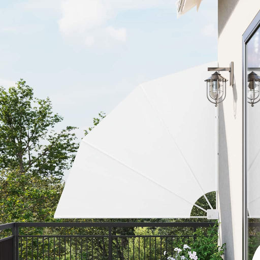 Ecran de intimitate pentru balcon 140 x 140 cm Poliester Alb - WALTI WALTI