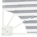 Ecran de intimitate pentru balcon Antracit și Alb 140 x 140 cm - WALTI WALTI