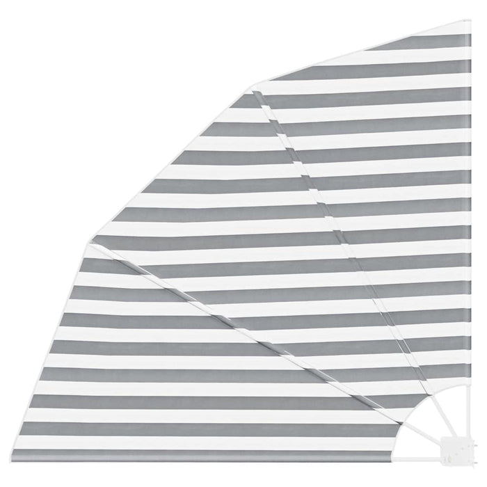Ecran de intimitate pentru balcon Antracit și Alb 140 x 140 cm - WALTI WALTI