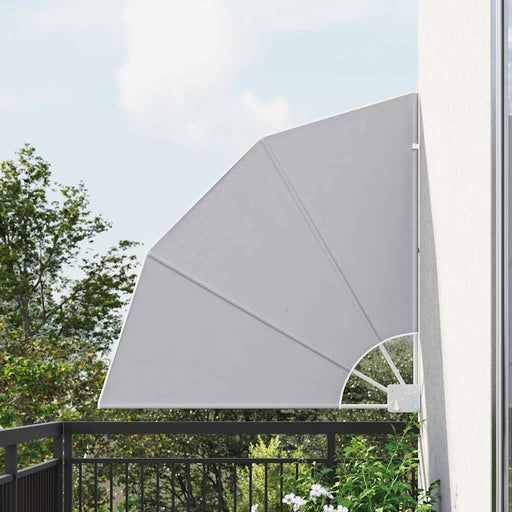 Ecran de intimitate pentru balcon 115 x 115 cm Poliester Gri - WALTI WALTI
