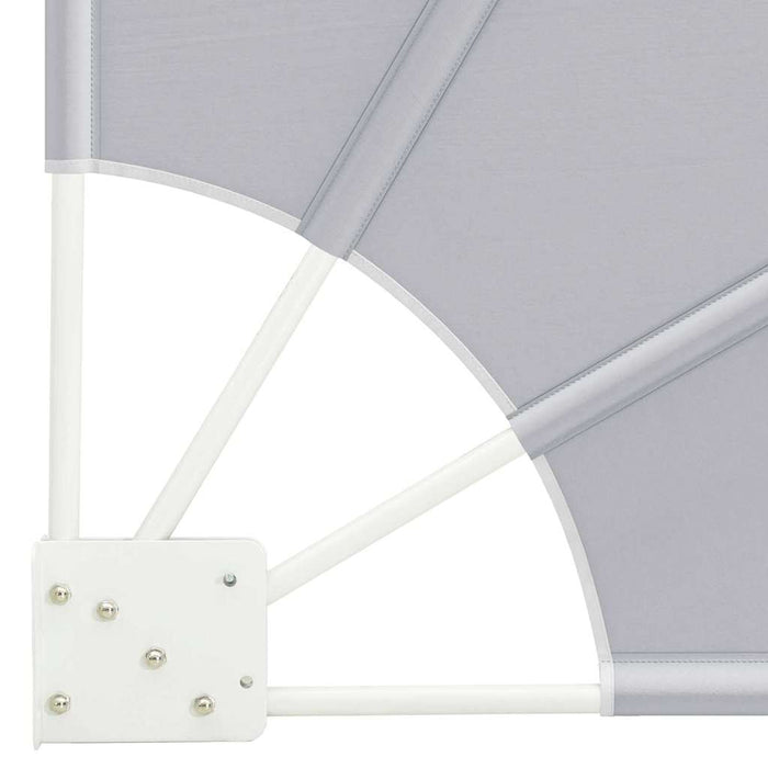 Ecran de intimitate pentru balcon 160 x 160 cm Poliester Gri - WALTI WALTI
