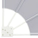 Ecran de intimitate pentru balcon 160 x 160 cm Poliester Gri - WALTI WALTI