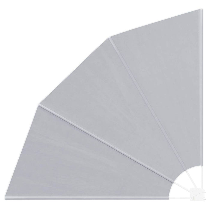 Ecran de intimitate pentru balcon 160 x 160 cm Poliester Gri - WALTI WALTI